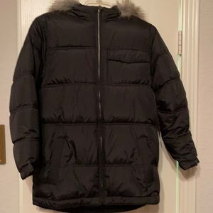 Kids Old Navy Hooded Lined Puffer coat